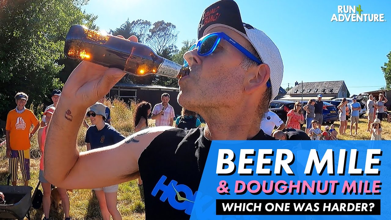 BEER MILE and DOUGHNUT MILE - which one was harder? | Run4Adventure