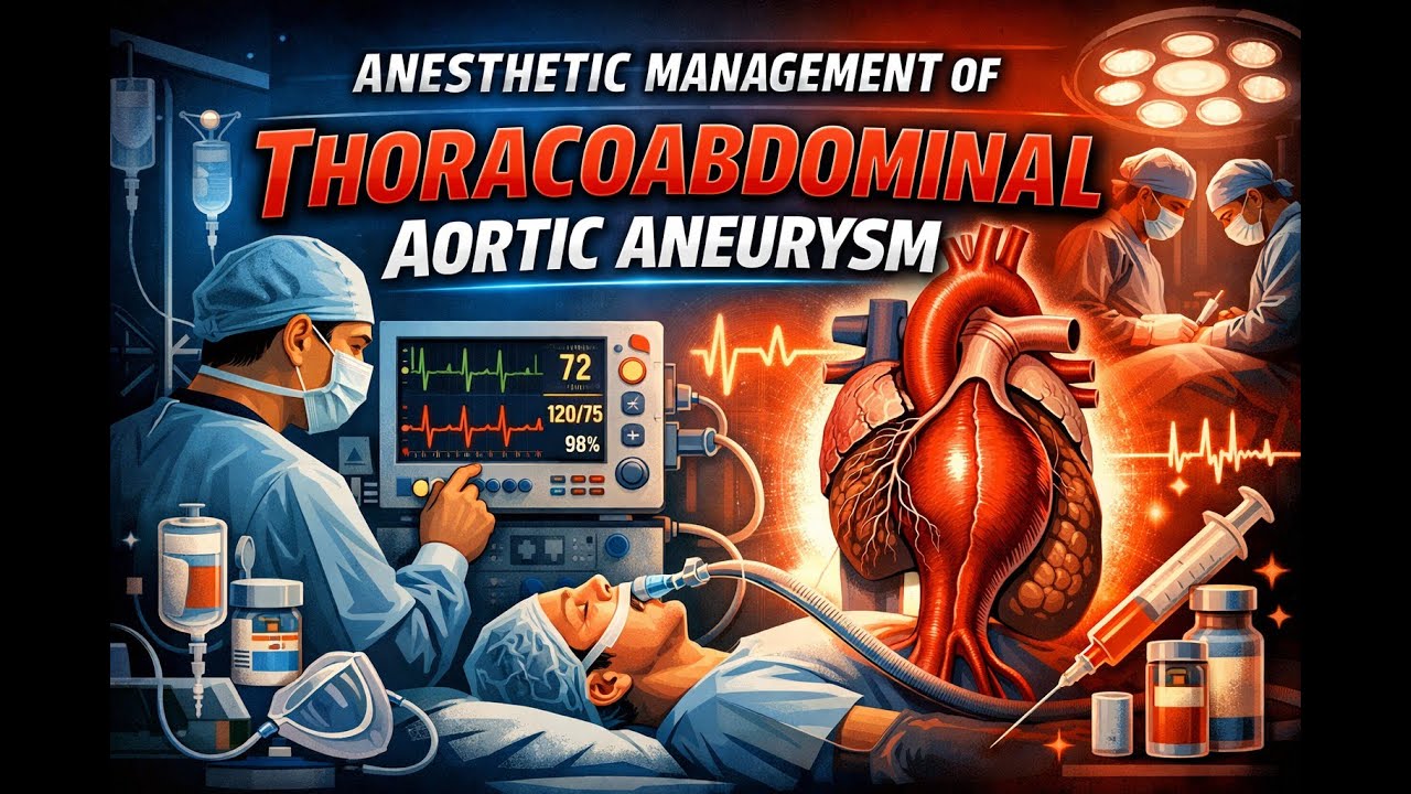 🫀 Thoracoabdominal Aortic Aneurysm (TAAA) Anesthetic Management |🧠 Complication Prevention 💉