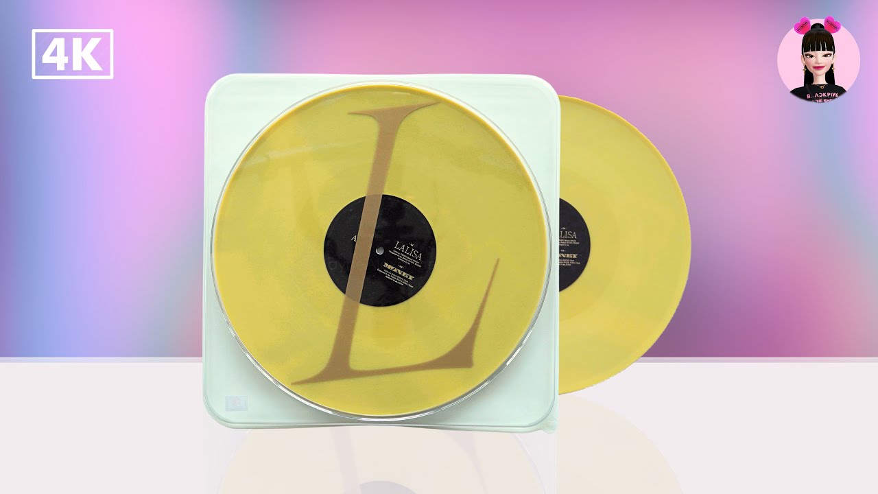 Unboxing Lisa Lalisa Gold Vinyl LP Special Limited Edition