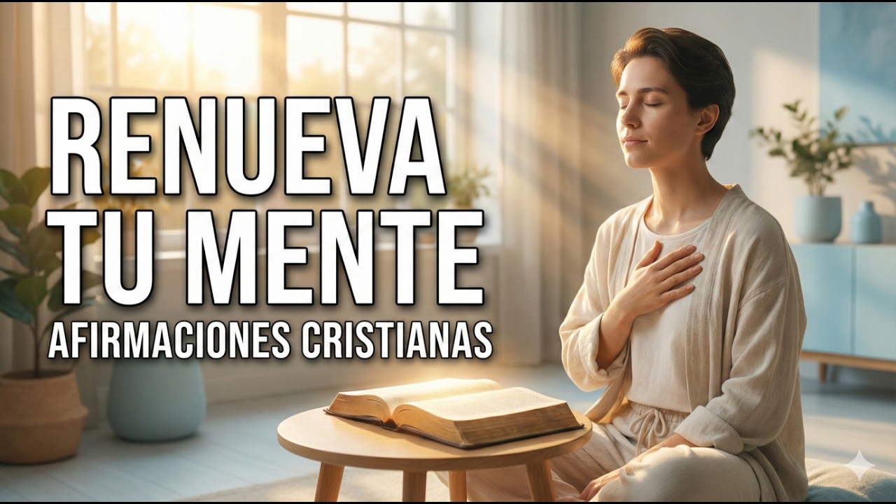 AFIRMACIONES CRISTIANAS PODEROSAS 🙏 Renueva Tu Mente y Encuentra Paz