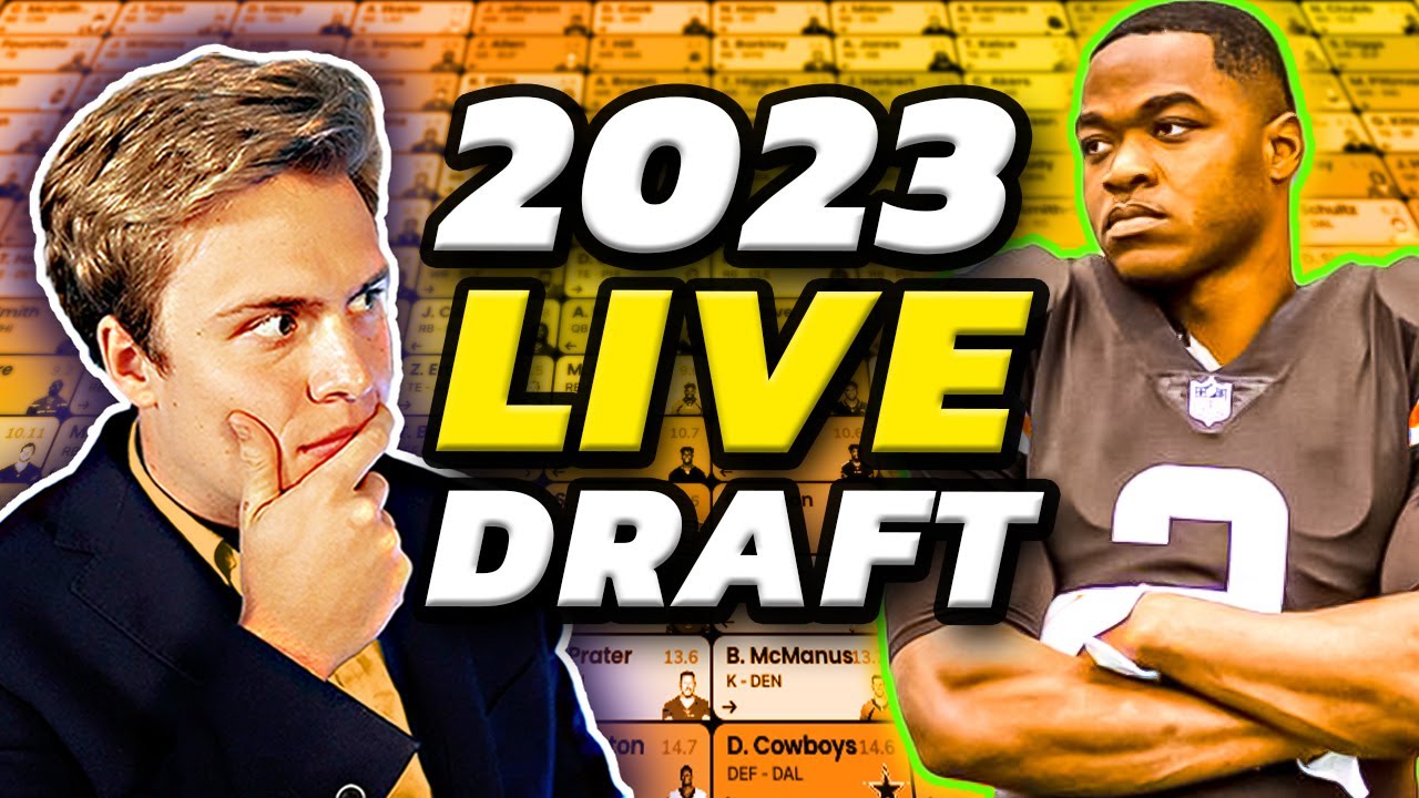 A Live 2023 Fantasy Football Draft! ($150K)