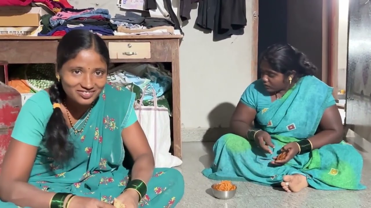 नवऱ्याचं डोक फिरलाय आज पूजीला तिरक्या नजरेने बघतात ।जिलेबी दिली पुजाला म्हणून नवरा ओरडला 😭#गावठीपुनम