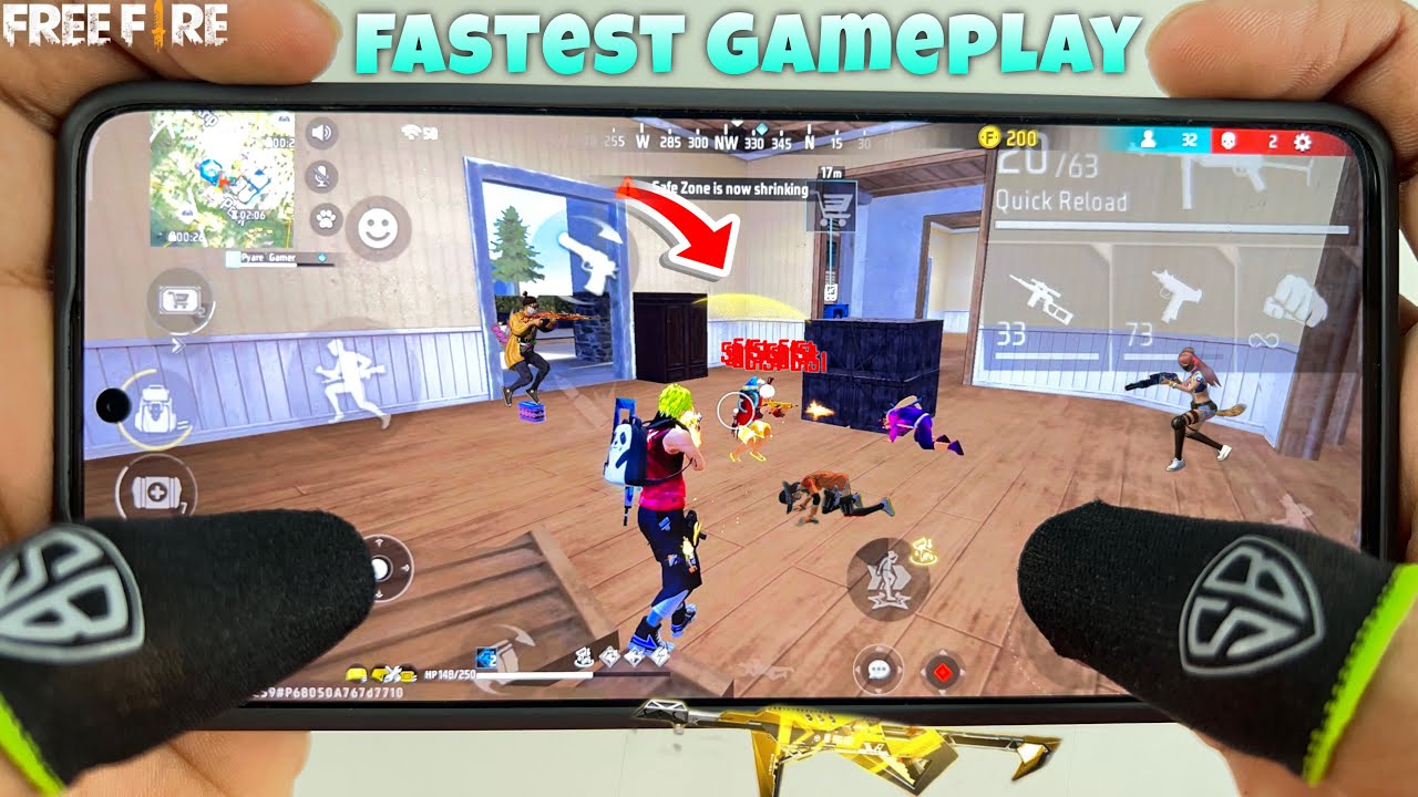 Poco x6 pro 5g free fire full map gameplay onetap headshot 2 finger handcam dimensity 8300 ultra cpu