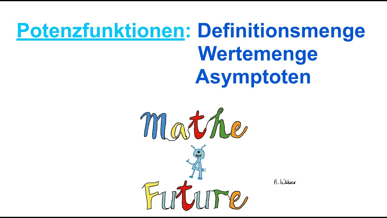 Potenzfunktionen: Definitions- und Wertemenge und Asymptoten bestimmen