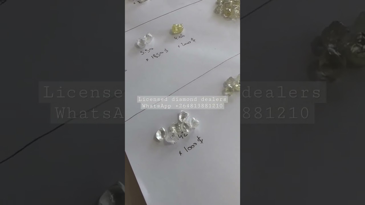 Licensed diamond dealers WhatsApp +264813881210