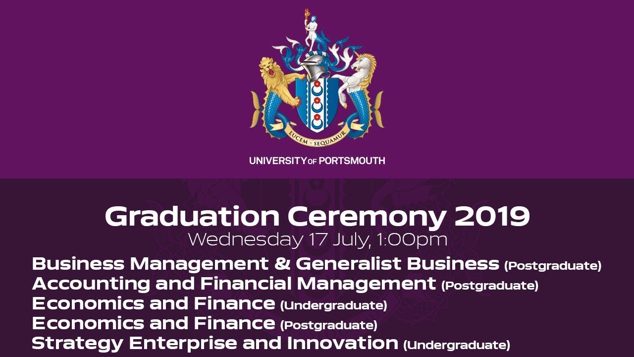 Graduation 2019: Business Management, Accounting, Economics & Strategy Enterprise