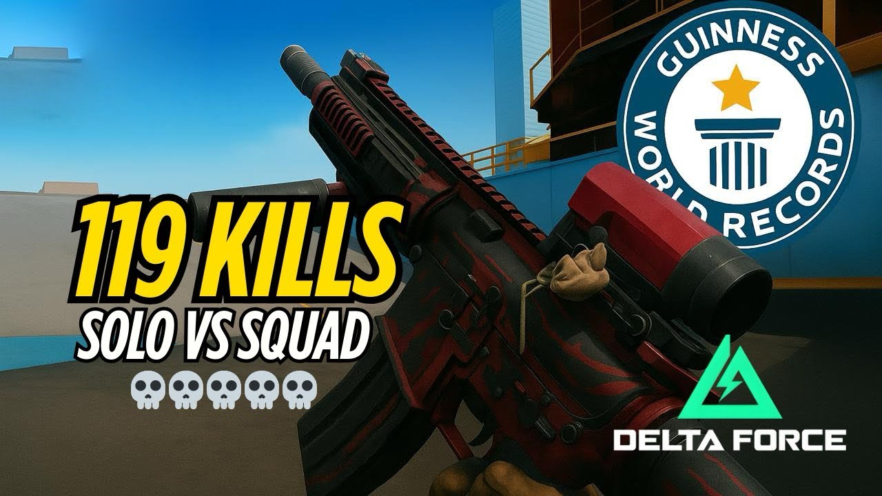 (119 SOLO KILLS) 🤬 My Team = USELESS BOTS in Delta Force Mobile
