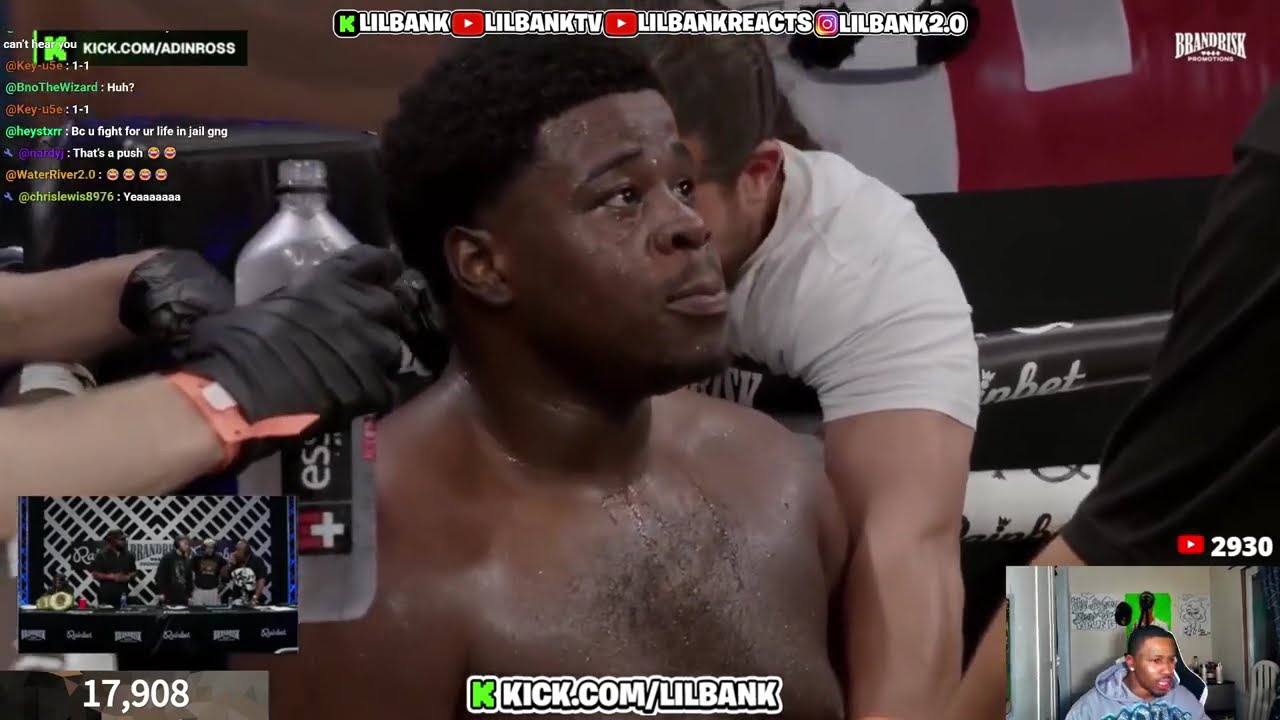 Blue Got Belt By A Streamer ? ! Lil Bank Reacts To Blueface v Chibu 🥊