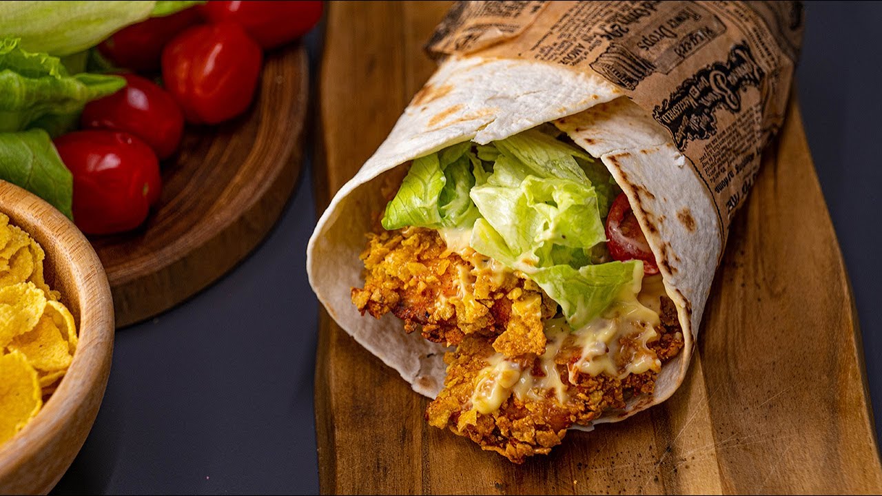 Homemade KFC Twister