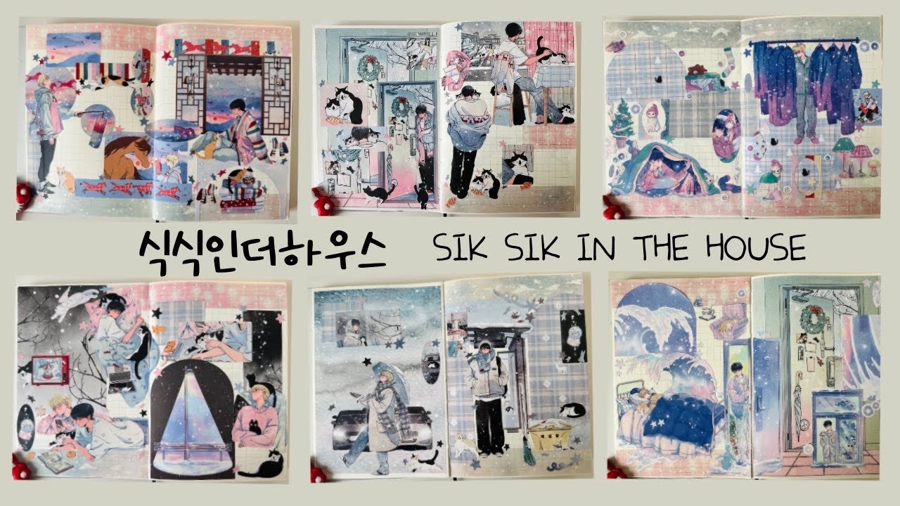 I’m OBSESSED with This Winter Journal ❄️ | Korean Stickers haul // sik sik in the house
