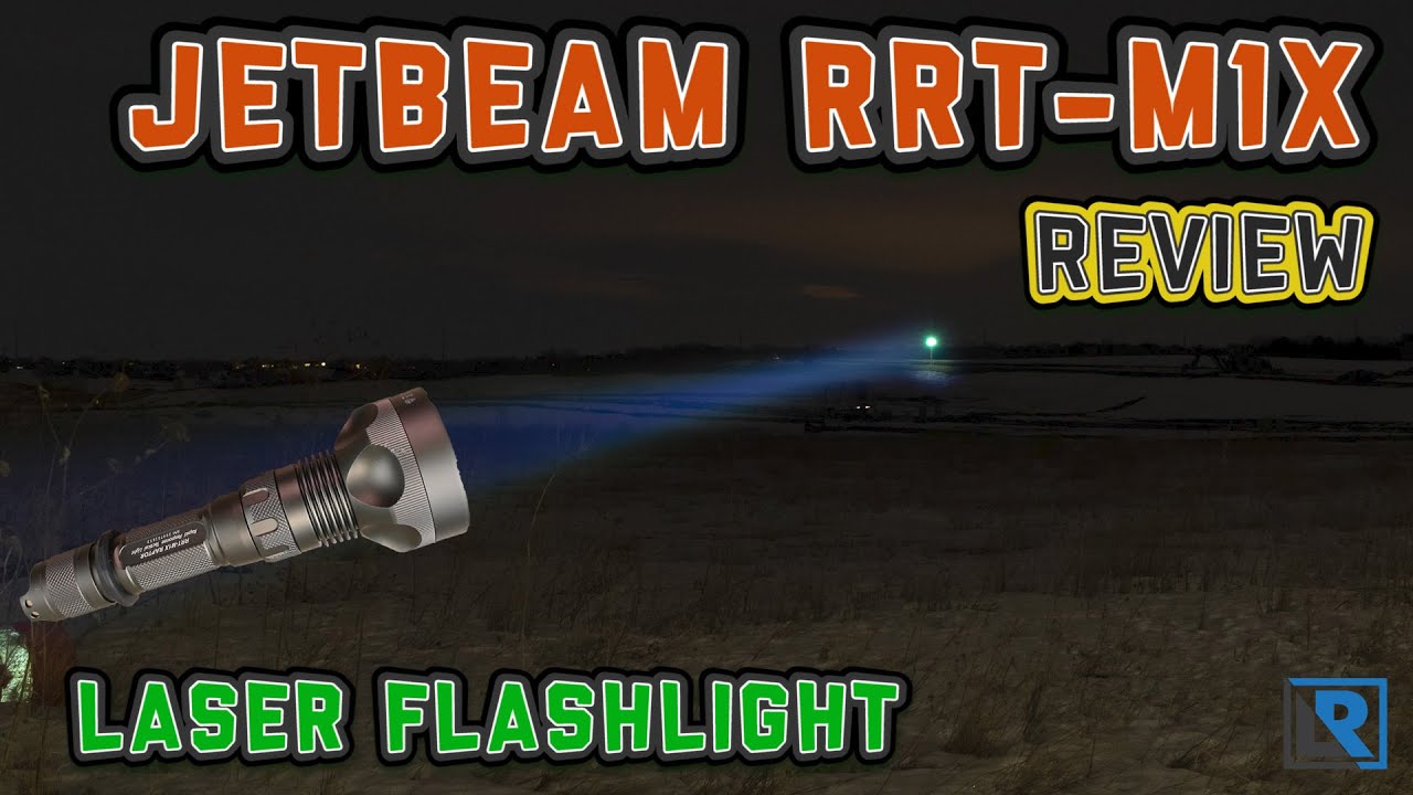 Jetbeam RRT-M1X Review (LEP, Laser Flashlight, 1.32 Million Candella, 21700)