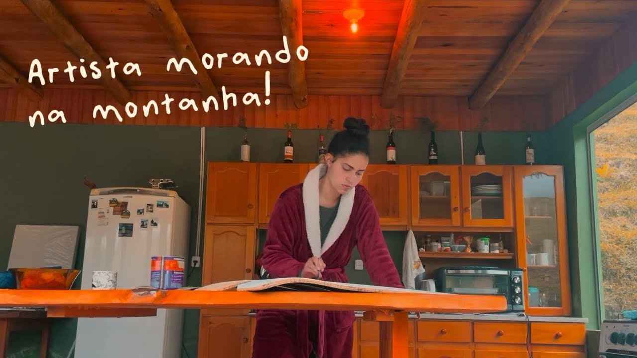 como vive uma artista isolada nas montanhas? 