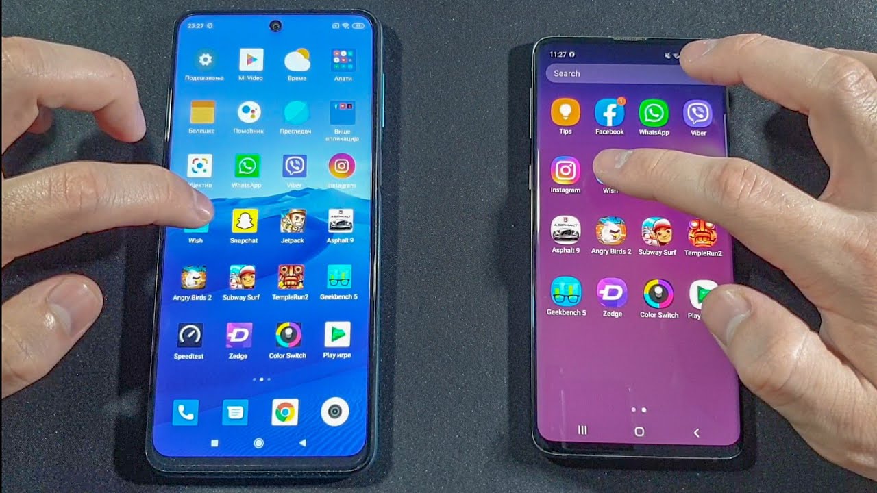 Xiaomi Redmi Note 9 Pro vs Samsung S10 Comparison Speed Test