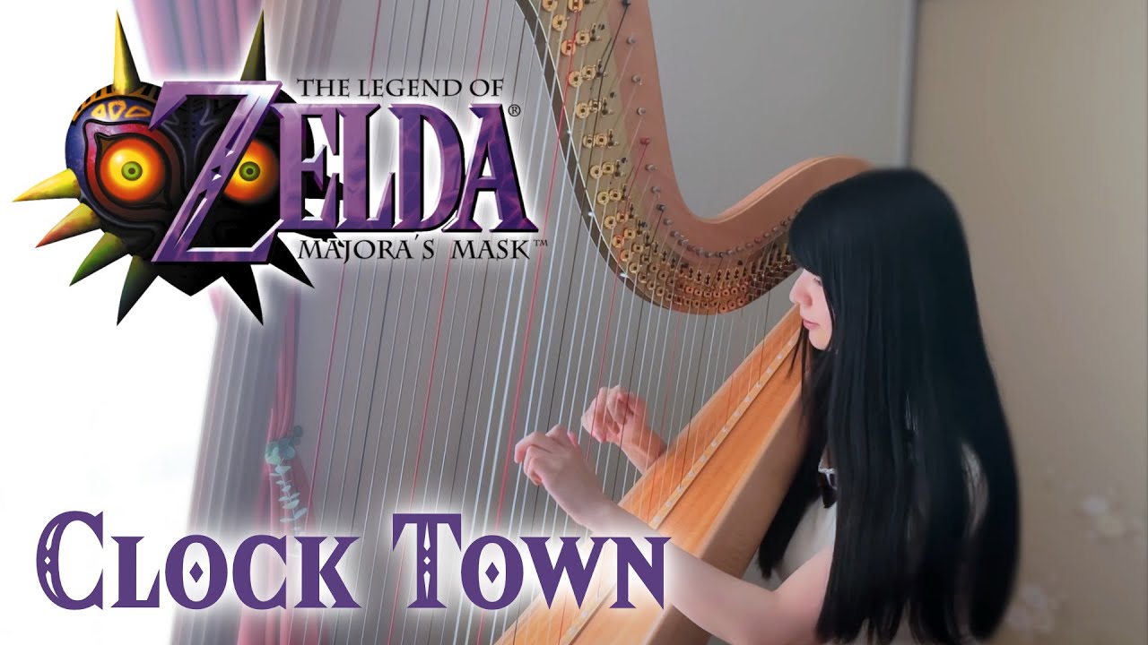 クロックタウン-ハープ(ゼルダの伝説 ムジュラの仮面) / Clock Town-Harp Cover (ZELDA Majora's Mask)