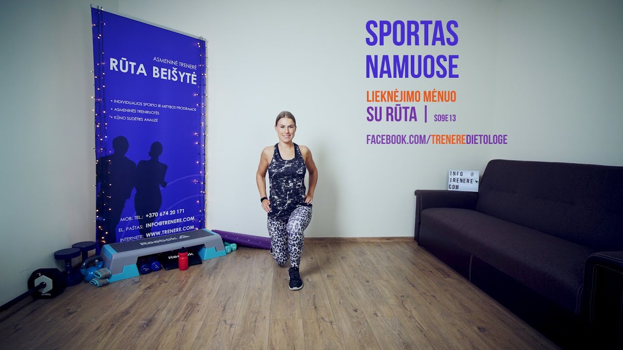 Lieknėjimo mėnuo su Rūta S09E13 - apatinei kūno daliai