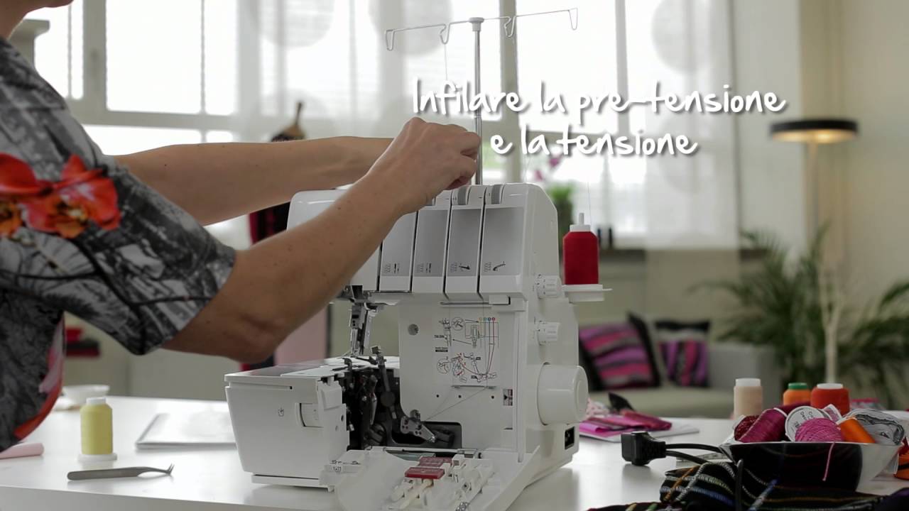Taglia&cuci BERNINA L 460 / L 450: infilare e cucire, overlock a 4 fili