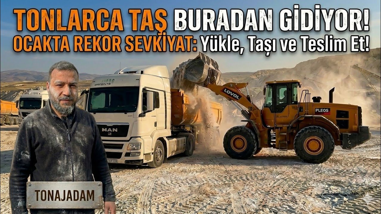 BİR DAĞI NASIL TAŞIYORUZ? Şantiyede Büyük Sevkiyat Başladı!