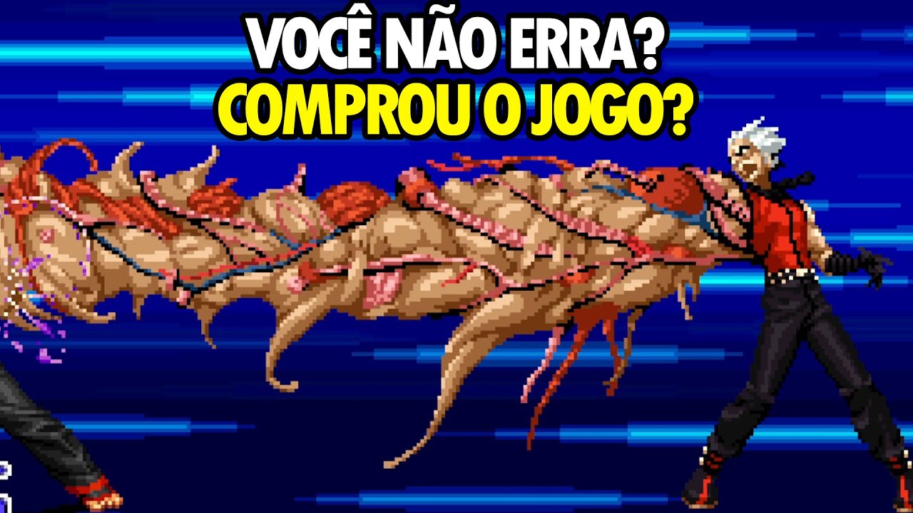 ENFRENTEI o REI dos COMBOS! 😱 Execução INSANA e combos IMPOSSÍVEIS no KOF 2002 PLUS!