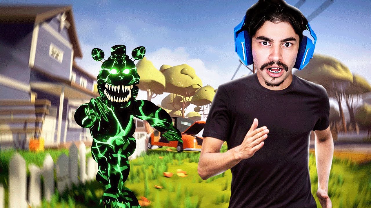 O VIZINHO AGORA &Eacute; O FREDBEAR E ELE &Eacute; MUITO R&Aacute;PIDO! - Hello Neighbor