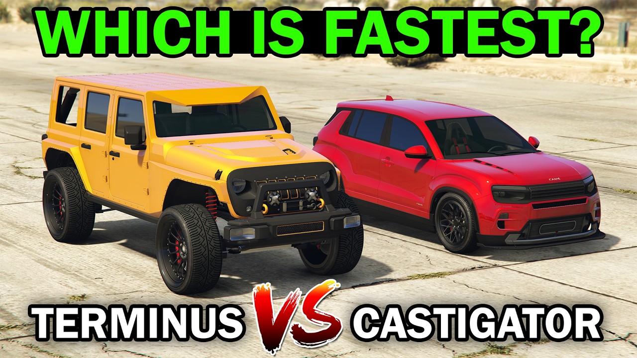 GTA Online - Castigator VS Terminus (Which is Fastest SUV?) | SPEED TEST