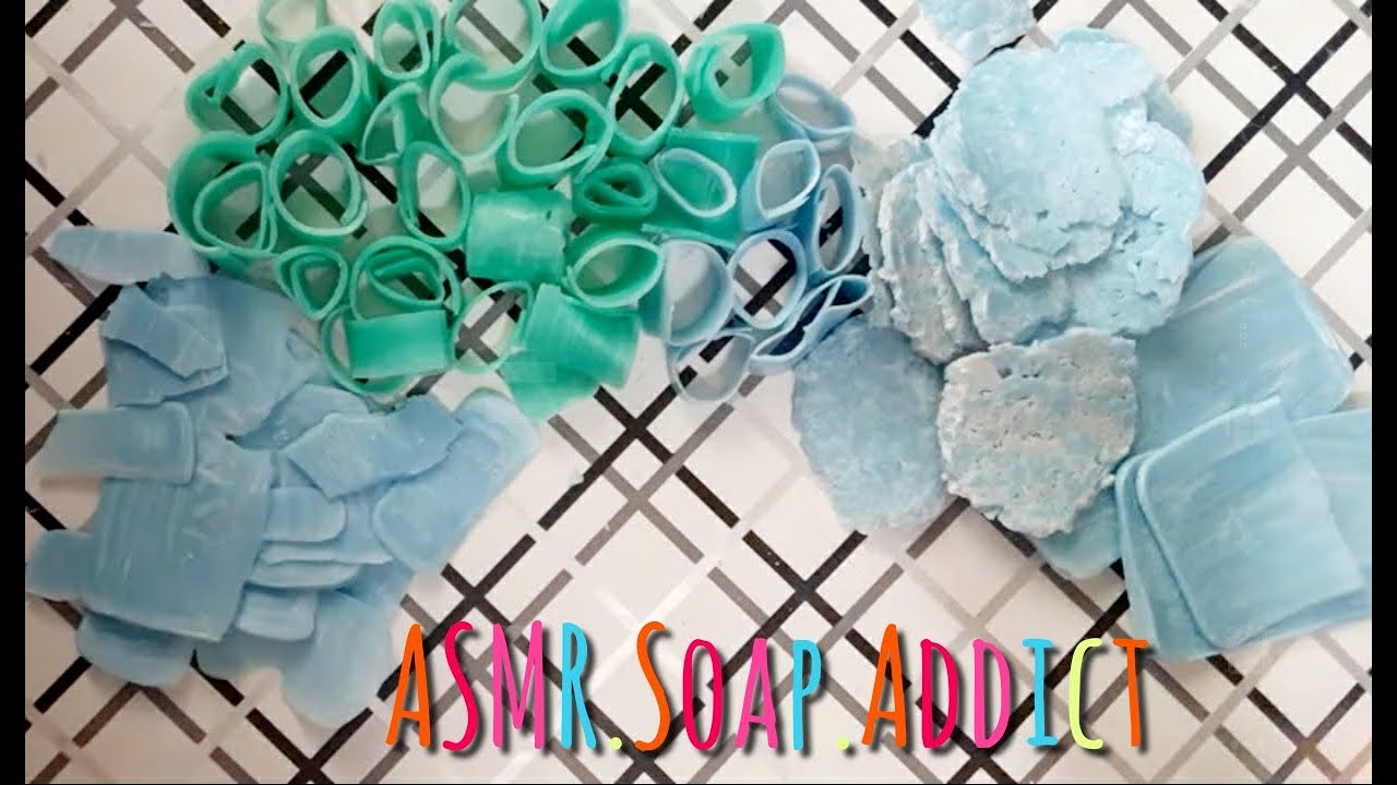 Crunchy satisfying sounds! Breaking soap plates and curls. #crunchy #breakingsoaps