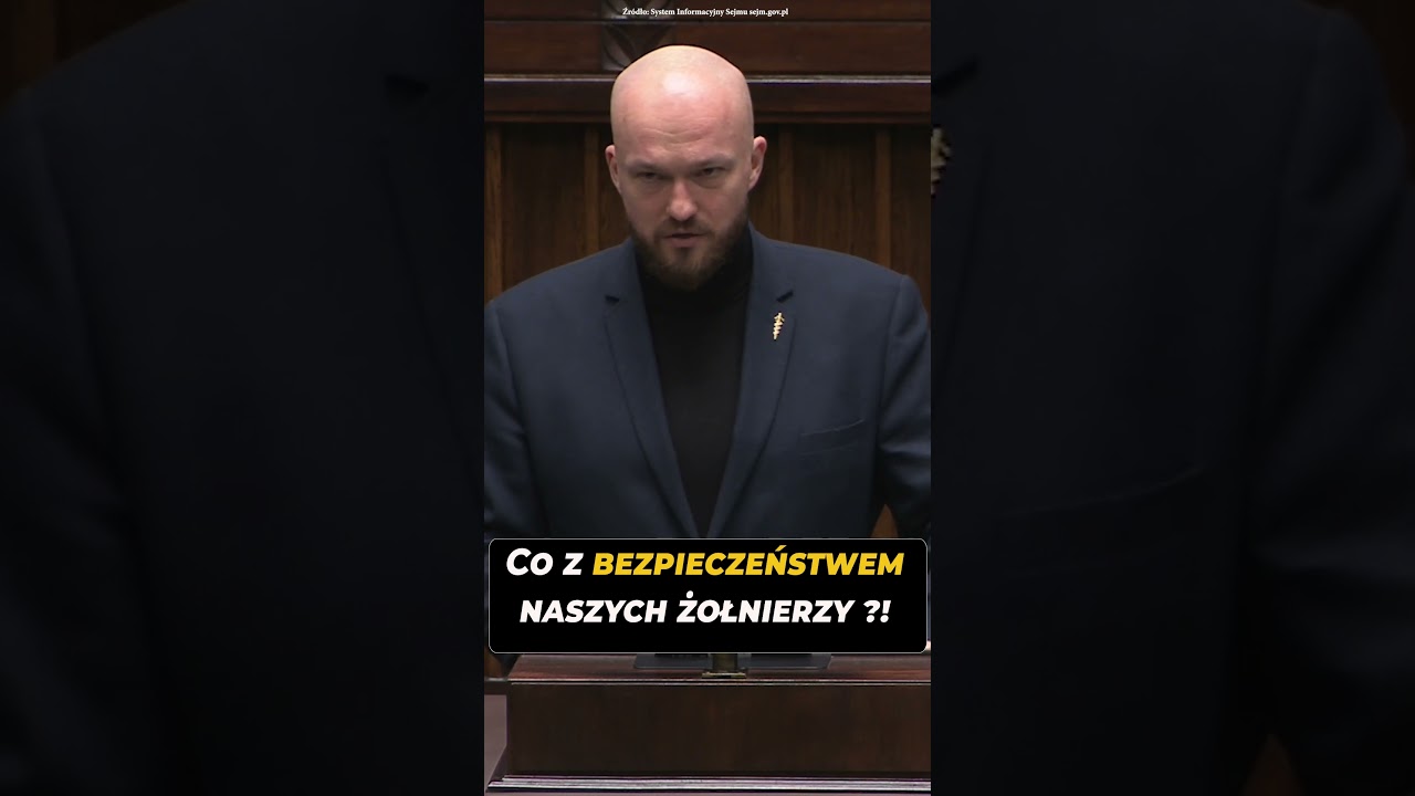 Czy rząd stanie po stronie nachodźc&oacute;w czy naszych ż&oacute;lnierzy? Witold Tumanowicz #shorts