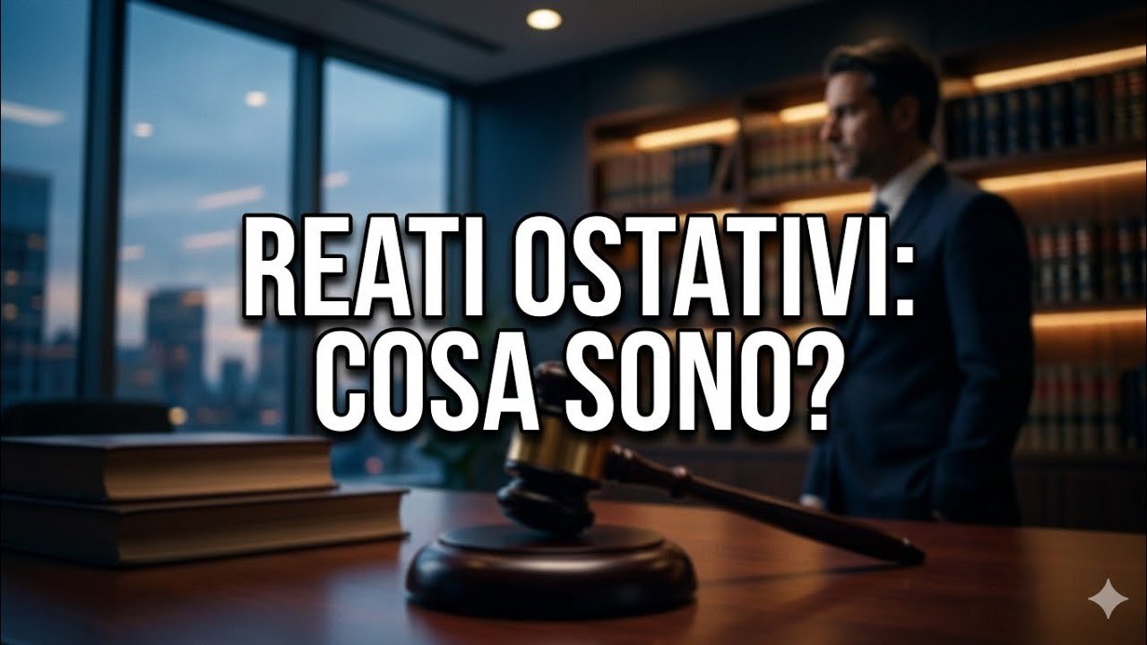 Reati ostativi