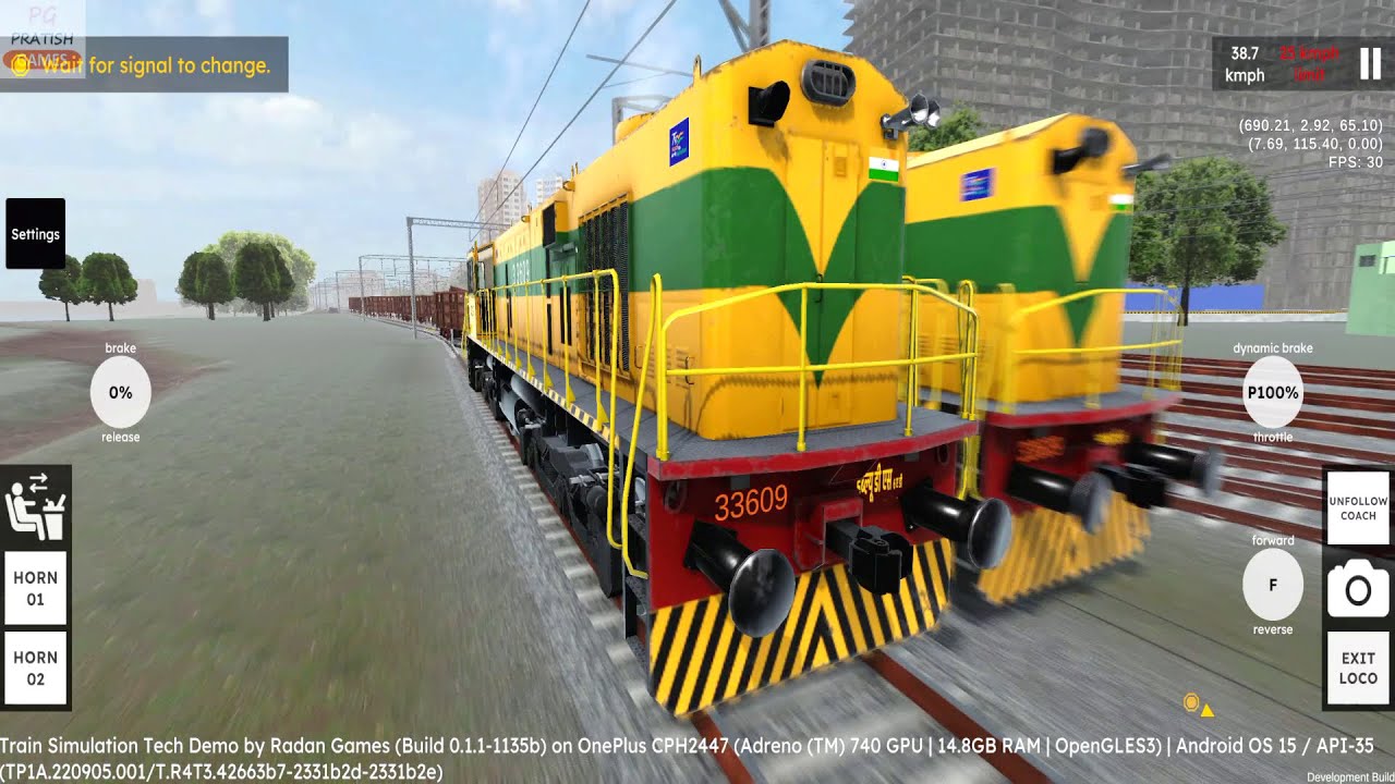 Dangerous Train Accident in RG Train Tech Demo Android Gameplay | Indian Train Simulator Games 3D
