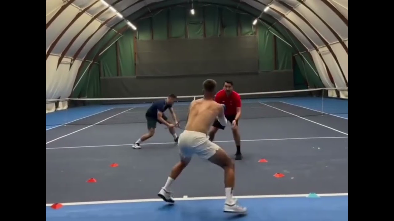 Alcaraz training 