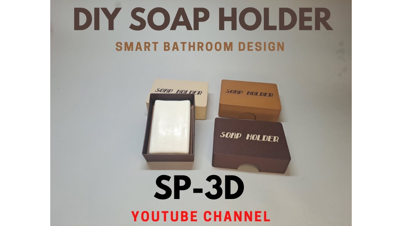 Diy soap holder smart bathroom design!