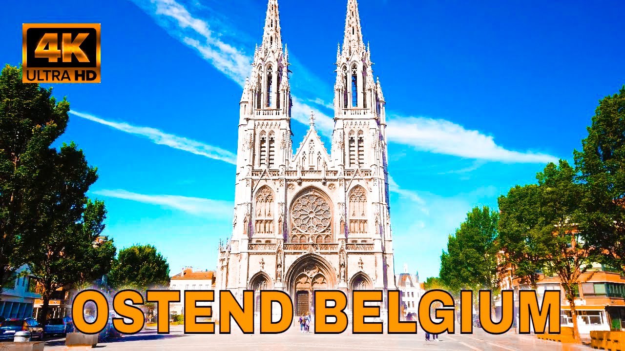 🇧🇪Ostend(Oostende)City Center 2022 - Belgium Walking Tour 4K