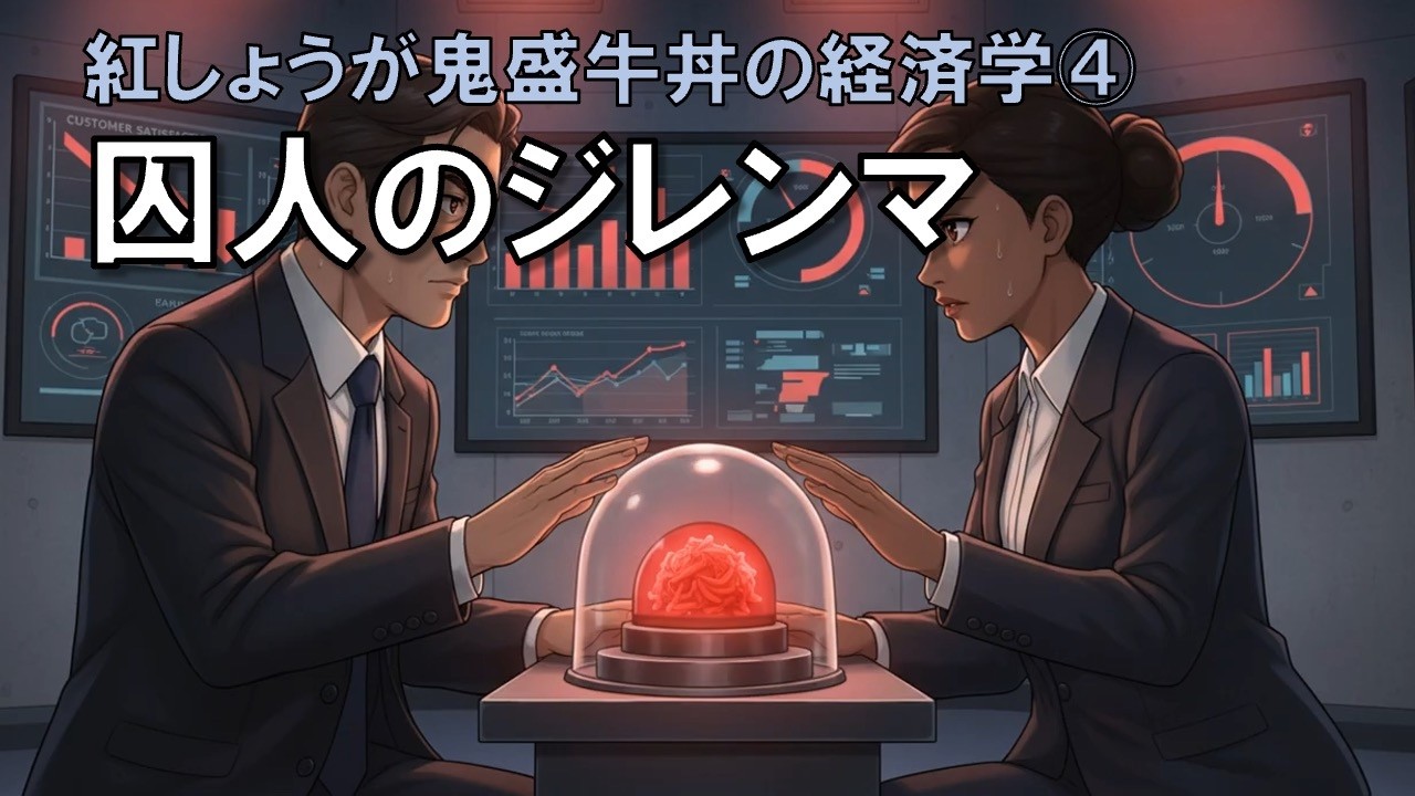 【紅しょうが鬼盛牛丼の経済学④】囚人のジレンマ