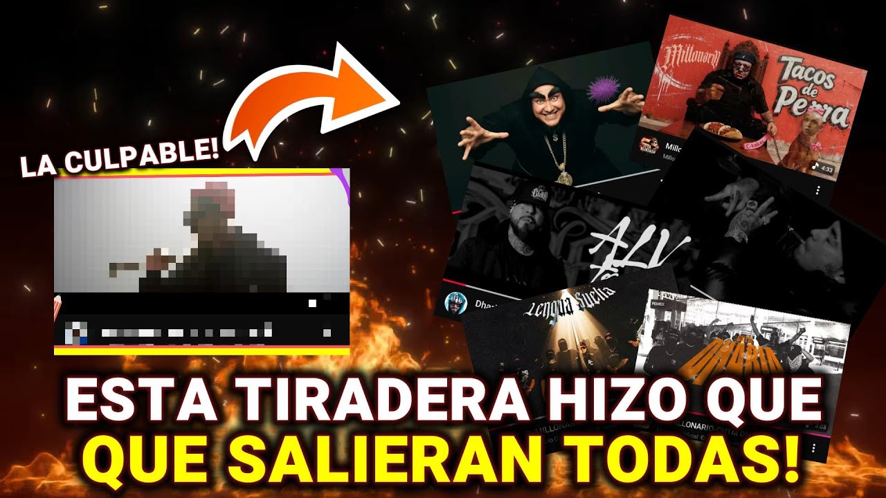 La Historia De Las TIRADERAS Nuevas / El Efecto DOMINO Del Rap Mexicano
