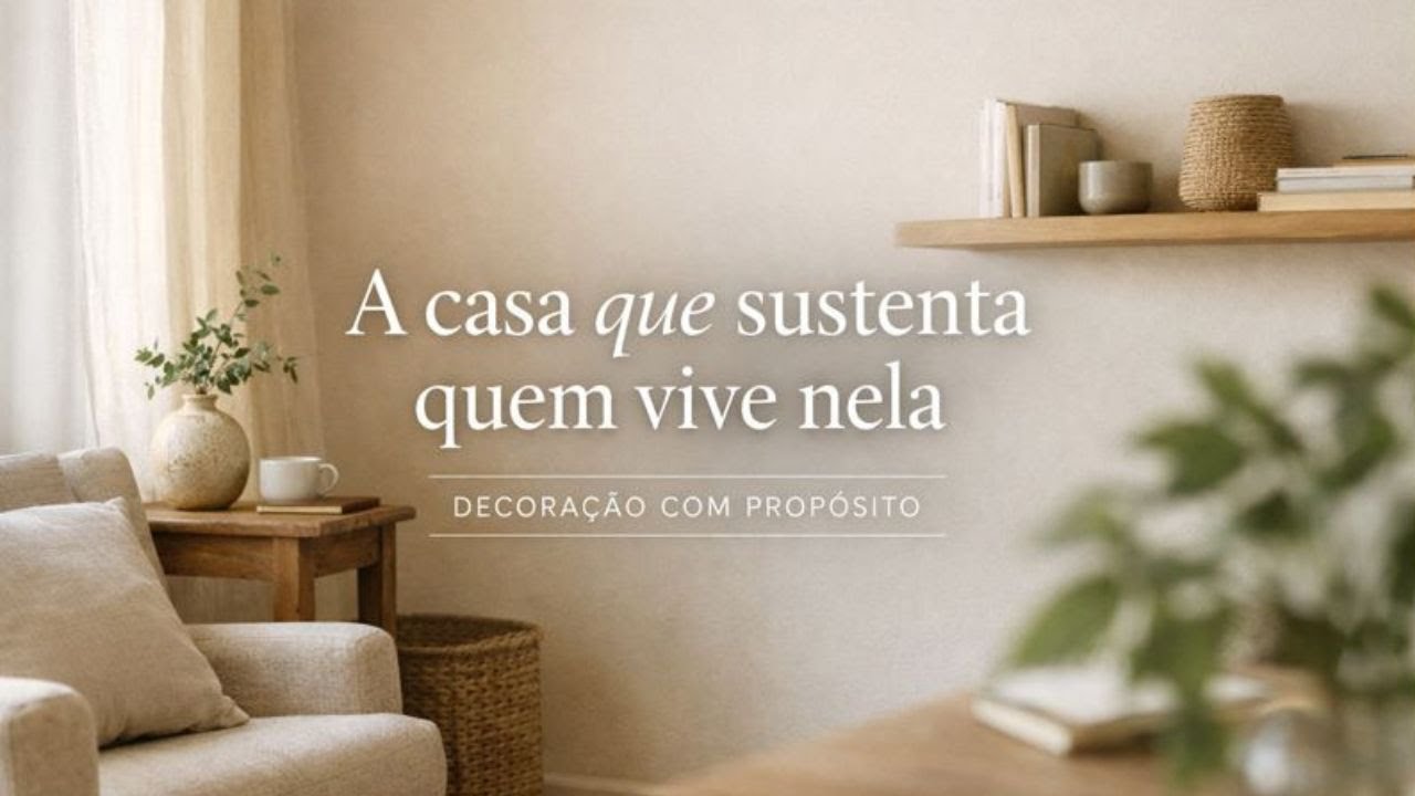 Decoração com Propósito para um Lar Calmo e Acolhedor
