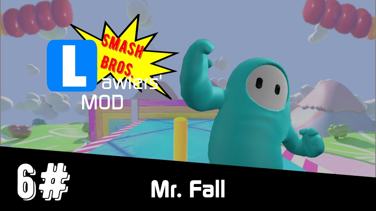 Smash Bros Lawlers' Mod: Mr  Fall moveset