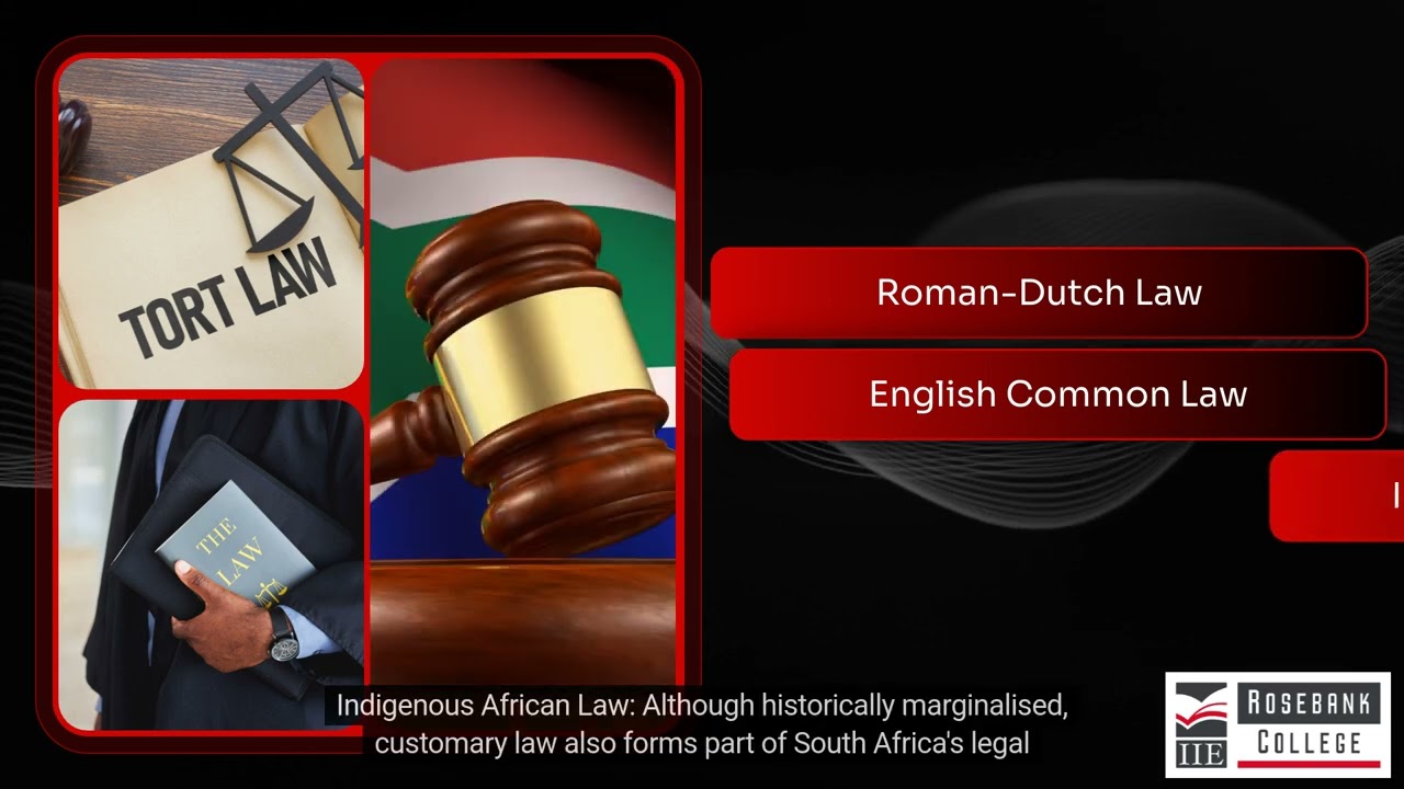 Describe the origins of the South African Common Law (LU2/LO1)