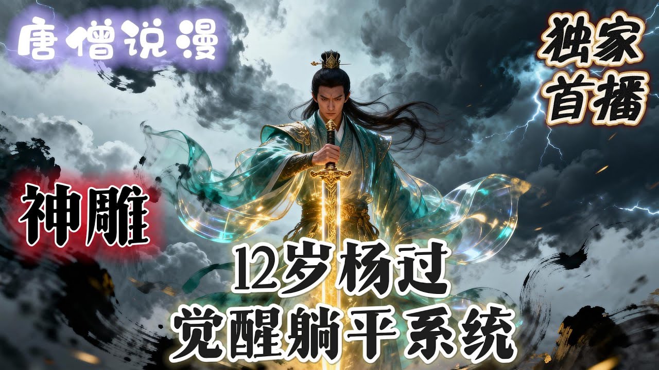 《神雕：12岁杨过，觉醒躺平系统》听闻中原和蒙古有许多武林高手，武艺高强，神功盖世，吹捧之声接连不断，更是打遍天下无敌手。 #穿越#有聲書 #完结文 #热血 #武俠 #金庸 #一口气看完
