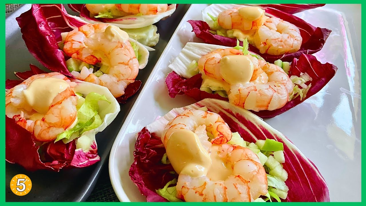 ENSALADA DE GAMBAS Receta Fácil 👍🏻 y muy Veraniega ⛱️ - Recetas de Guille Rodriguez