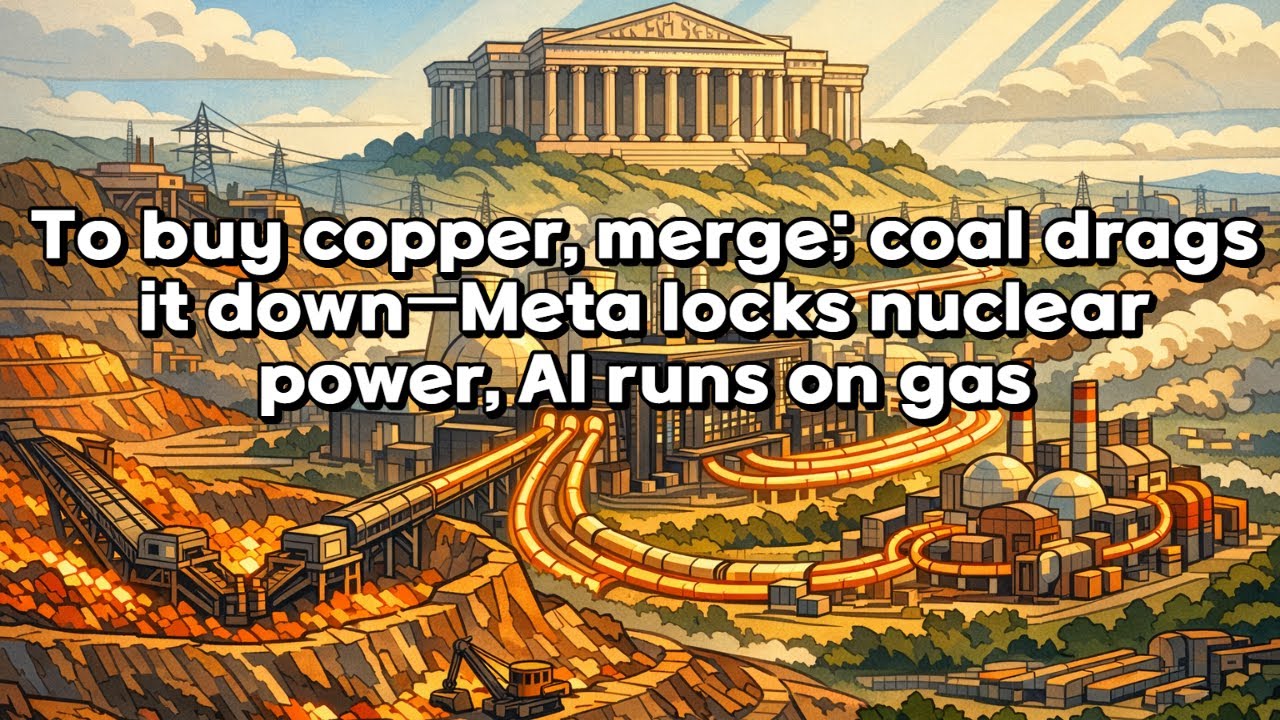[audio] To buy copper, merge; coal drags it down—Meta locks nuclear power, AI runs on gas