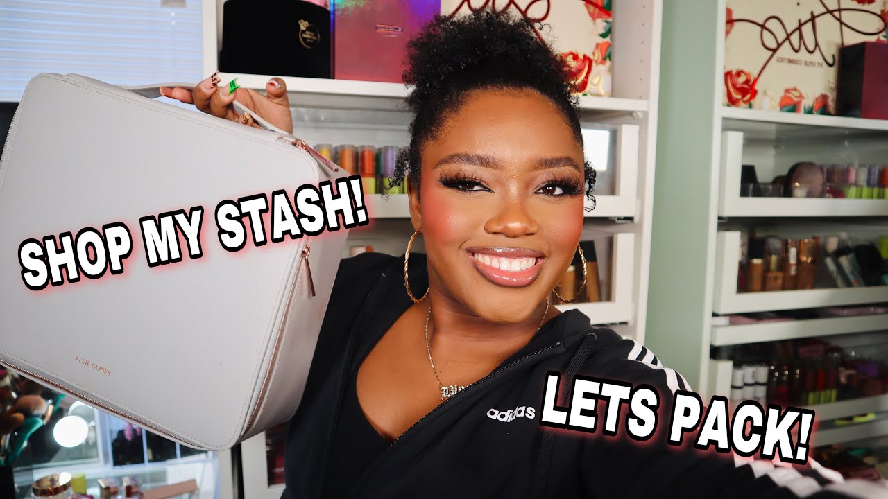SHOP MY STASH WITH ME: TRAVEL MAKEUP BAG EDITION!