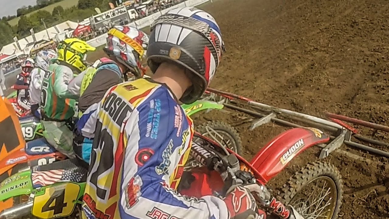 Massive Holeshot on 1996 RM250 2 Stroke vs. Class of Legends | 2019 VMXdN