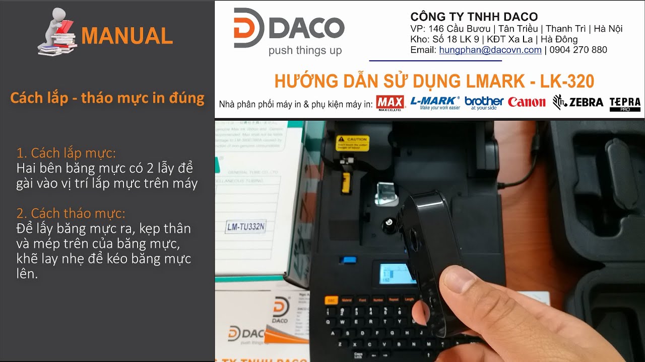 LK320 HDSD-Cach lap Ong long in dung cach-May In Ong long dau cot Lmark-DACO 0904270880