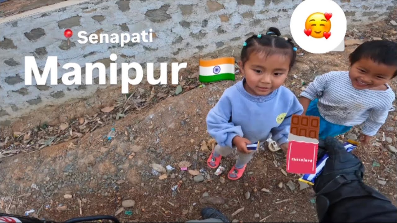 Giving chocolate to the kids❤️🥳 /  senapati, Manipur village life