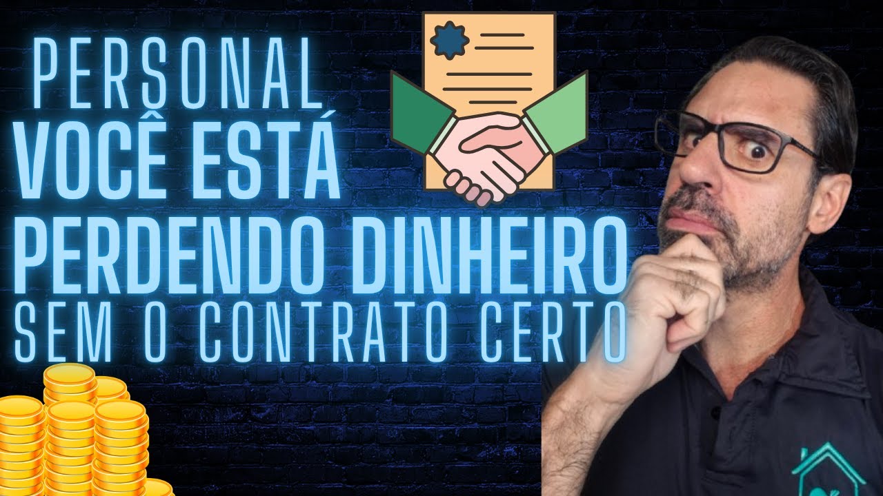 SAIU!!! O melhor CONTRATO de SERVIÇO de PERSONAL TRAINER para NÃO  PERDER DINHEIRO.
