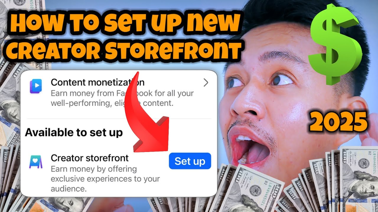 💰 EARN MONEY WITH FACEBOOK CREATOR STOREFRONT IN 2025 | SELL CUSTOM VIDEOS TO FANS! 🎥 #new #update