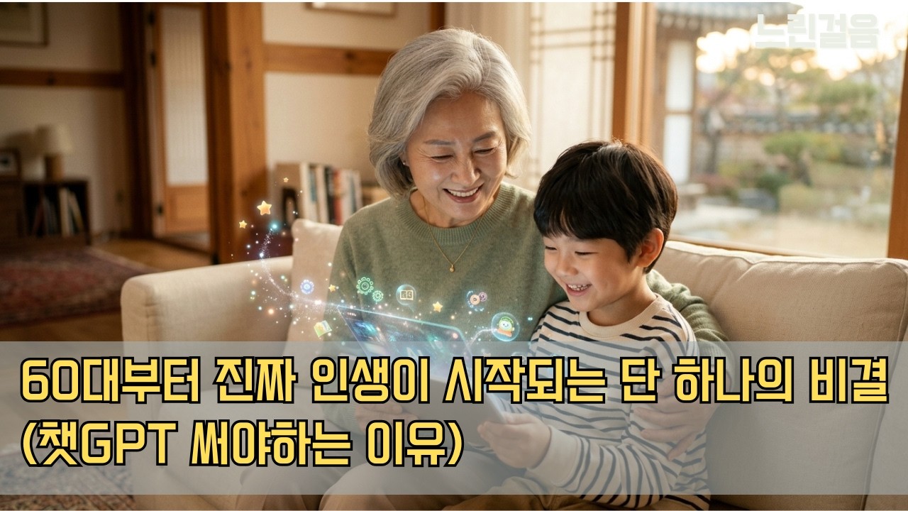 60대부터 진짜 인생이 시작되는 단 하나의 비결