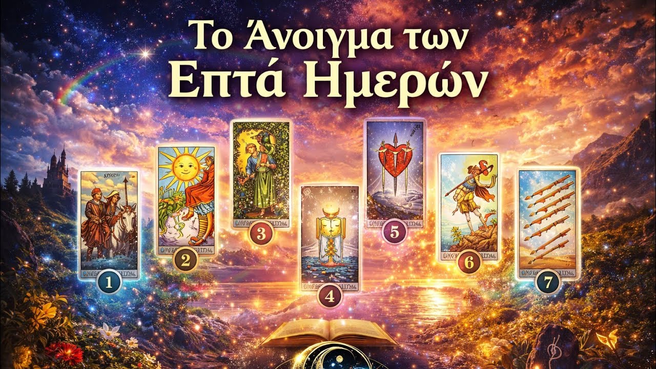 📚✨️ΤΟ ΑΝΟΙΓΜΑ ΤΩΝ 7 ΗΜΕΡΩΝ ΜΕ ΤΑΡΩ ΚΑΛΗ ΕΒΔΟΜΑΔΑ❤️