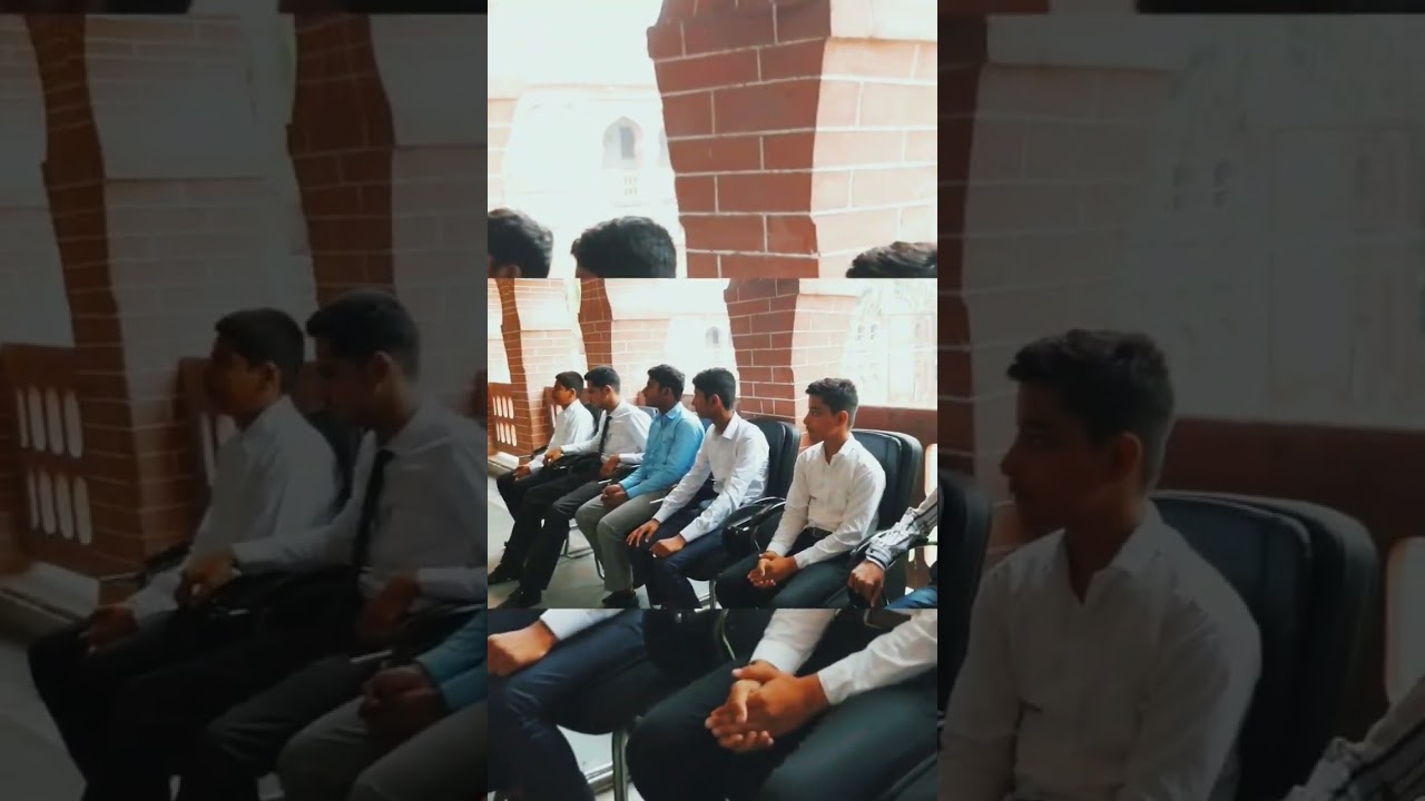 Waiting for  A.M.U class 9th interview