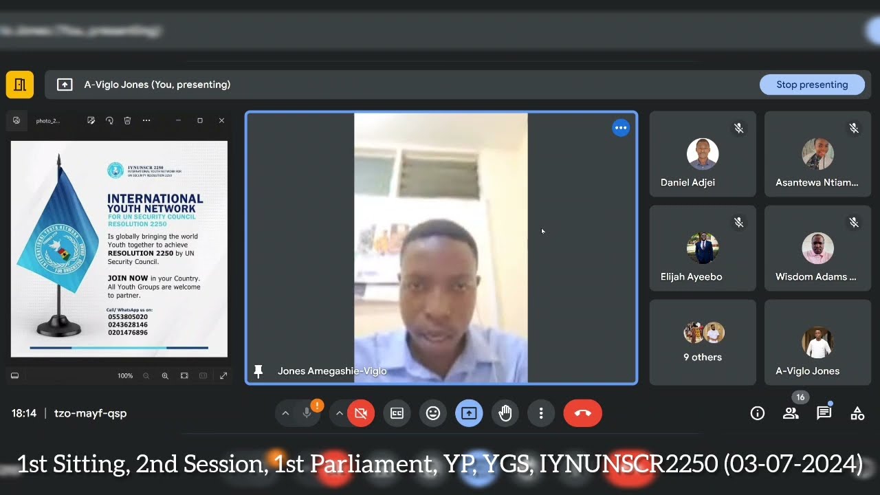 First Sitting of the Second Session of the First Parliament, YP, YGS, IYNUNSCR2250 (03-07-2024)