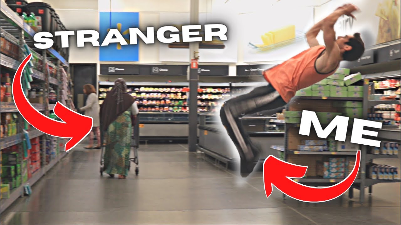 KICKED OUT OF WALMART FOR DOING FLIPS | Sneaky Flips in Public